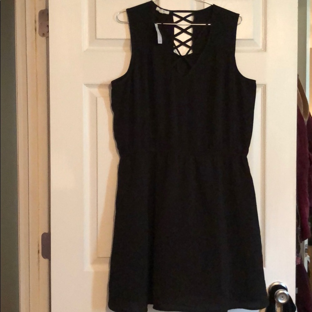 NWT Maurices Black strappy dress